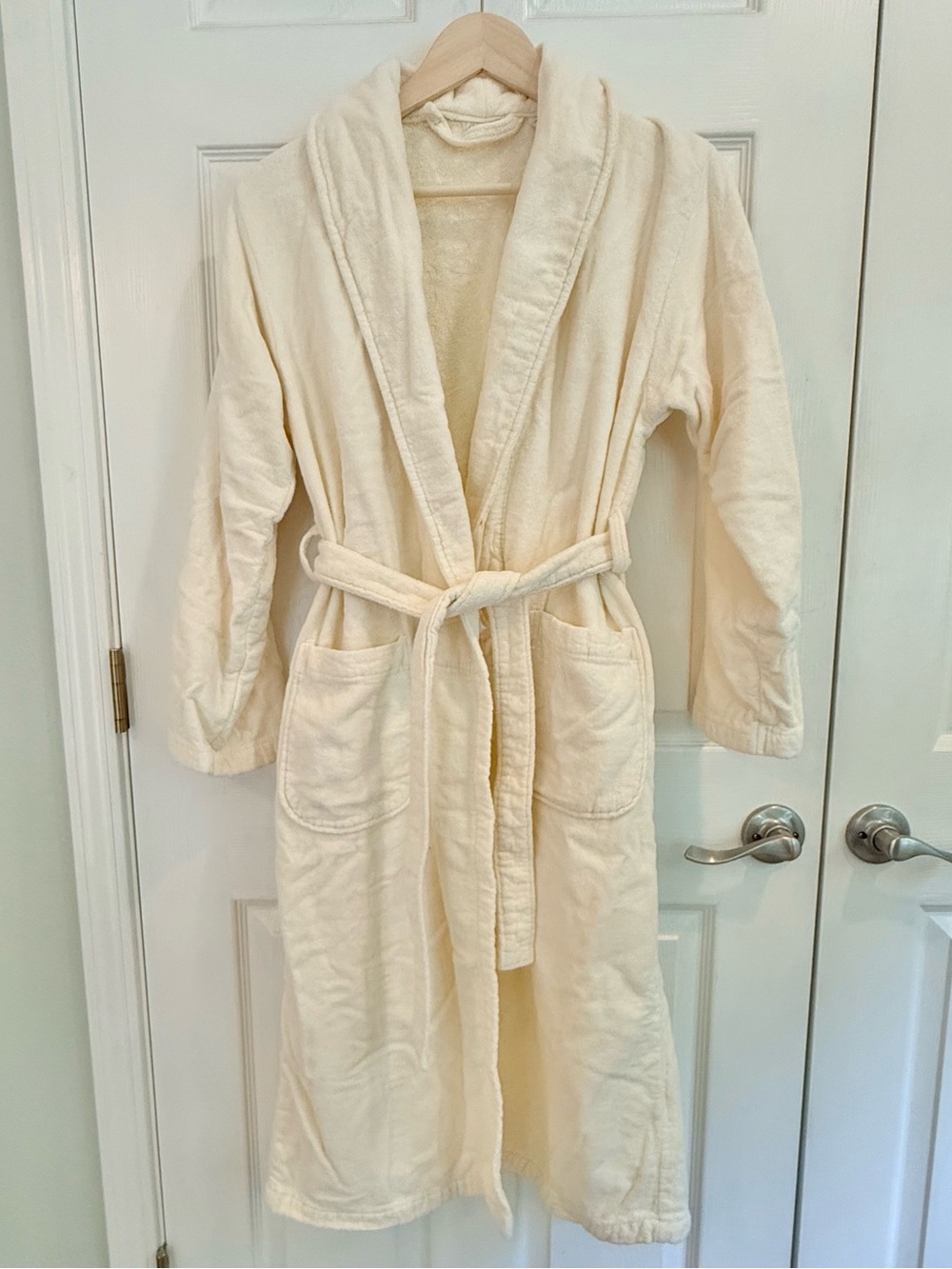 Secret Treasures Terry Bath Robe with Belt | Creamy Yellow